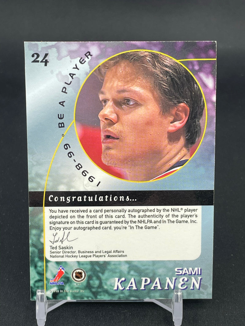 1998 IN THE GAME BE A PLAYER - S. KAPANEN -