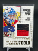 2009 IN THE GAME BETWEEN THE PIPES - GAME-USED JERSEY GOLD - D. TOKARSKI -