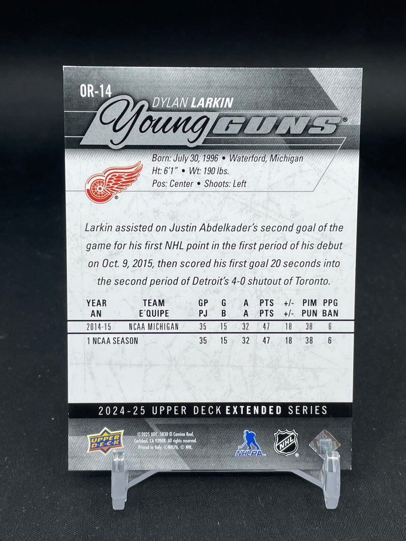 2024 UPPER DECK EXTENDED SERIES - OUTBURST - YOUNG GUNS RENEWED - D. LARKIN -