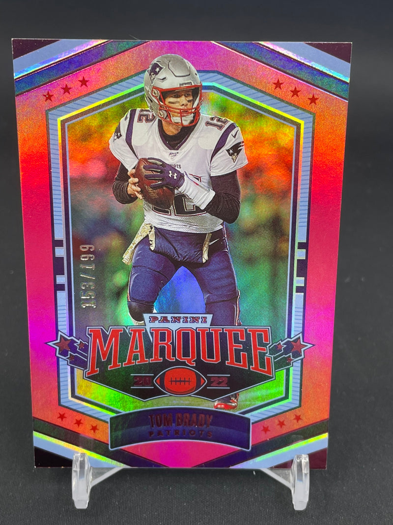 2022 PANINI CHRONICLES - MARQUEE - PINK PRIZM - T. BRADY - #MAR-3 - #'D/199