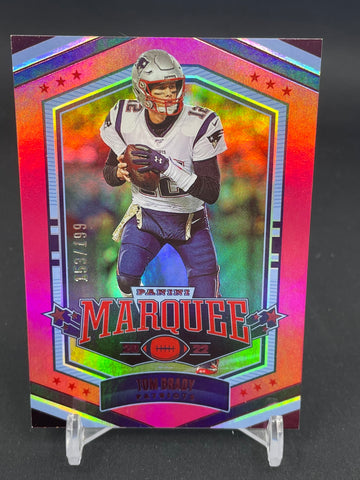 2022 PANINI CHRONICLES - MARQUEE - PINK PRIZM - T. BRADY - #MAR-3 - #'D/199