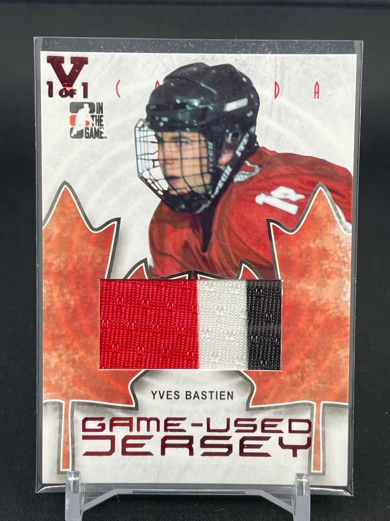 2007 IN THE GAME VAULT - GAME-USED JERSEY - Y. BASTIEN -