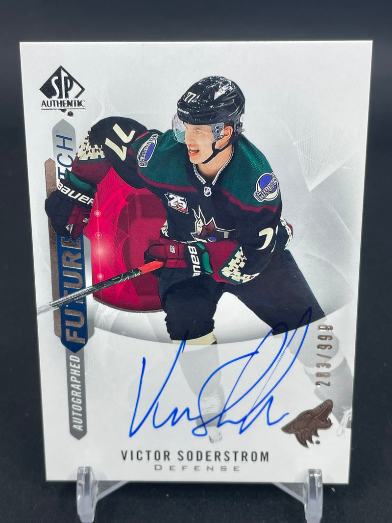 2020 UPPER DECK SP AUTHENTIC - FUTURE WATCH AUTO - V. SODERSTROM - #168 - #'D/999 - AUTOGRAPH - RC