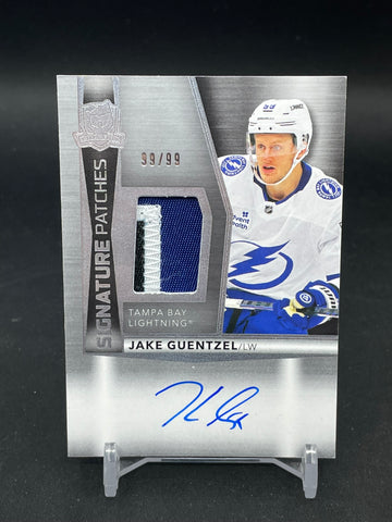 2024 UPPER DECK THE CUP - SIGNATURE PATCHES - J. GUENTZEL - #SP-GU - #'D/99 - RELIC - AUTOGRAPH