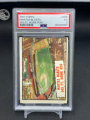 1961 TOPPS - 565 FT. HOME RUN - MANTLE BLASTS -