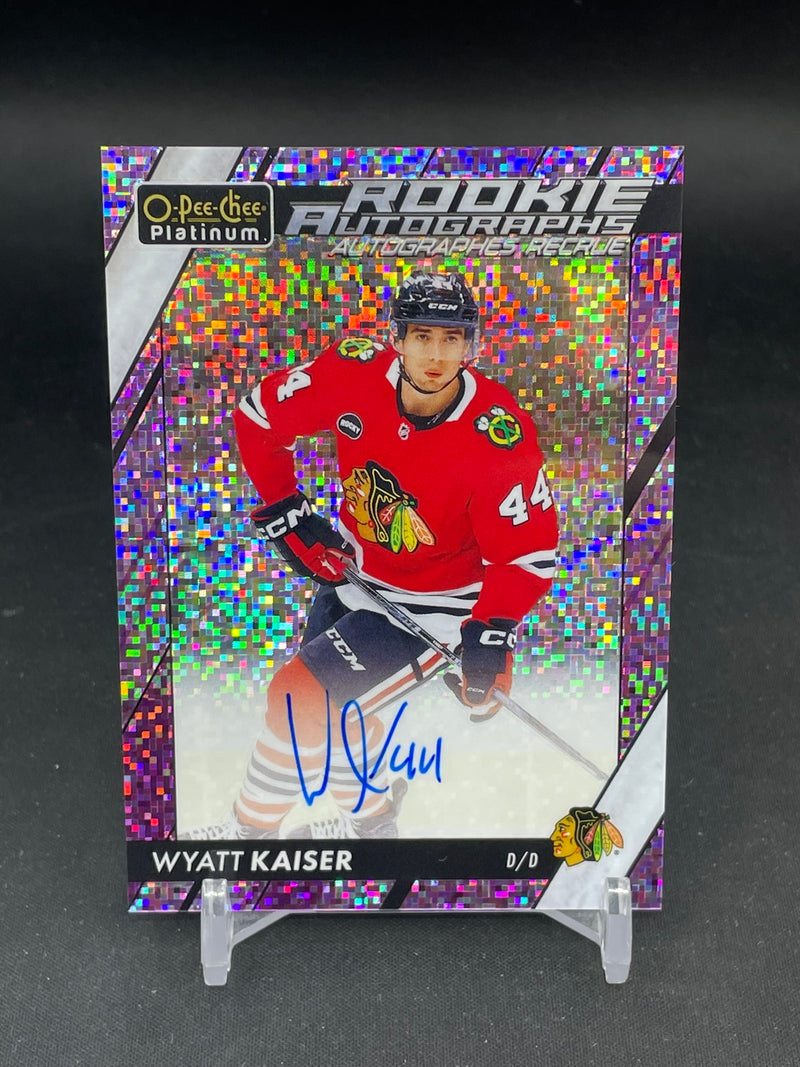 2023 UPPER DECK O-PEE-CHEE PLATINUM - VIOLET PIXELS - ROOKIE AUTOGRAPHS - W. KAISER - #R-WK - #'D/99 - AUTOGRAPH - RC