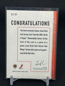 2003 IN THE GAME STICK & JERSEY - B. HULL -