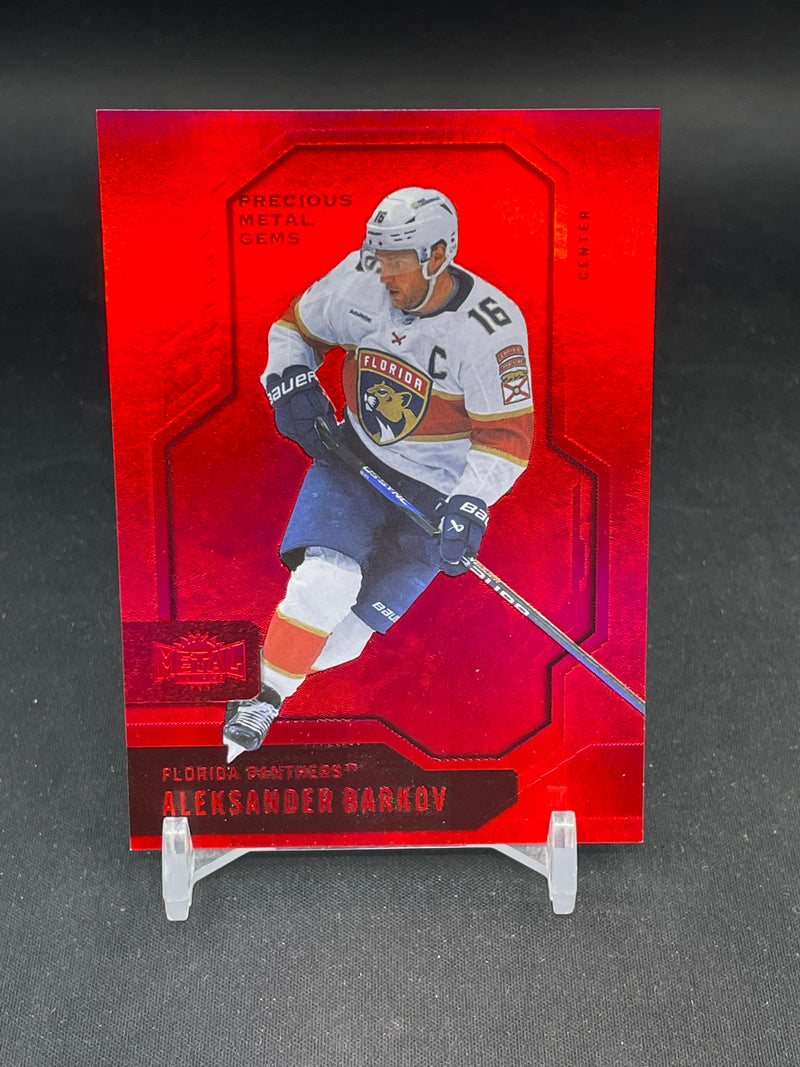 2024 UPPER DECK SKYBOX METAL UNIVERSE - RED PMG - A. BARKOV - #33 - #'D/100
