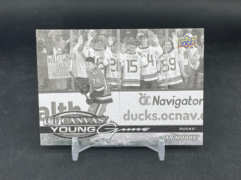 2025 UPPER DECK SERIES ONE - B/W - UD CANVAS - YOUNG GUNS - I. MOORE - #C111 - RC
