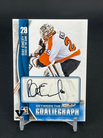 2014 IN THE GAME BETWEEN THE PIPES - GOALIEGRAPHS - R. EMERY - #A-RE - AUTOGRAPH