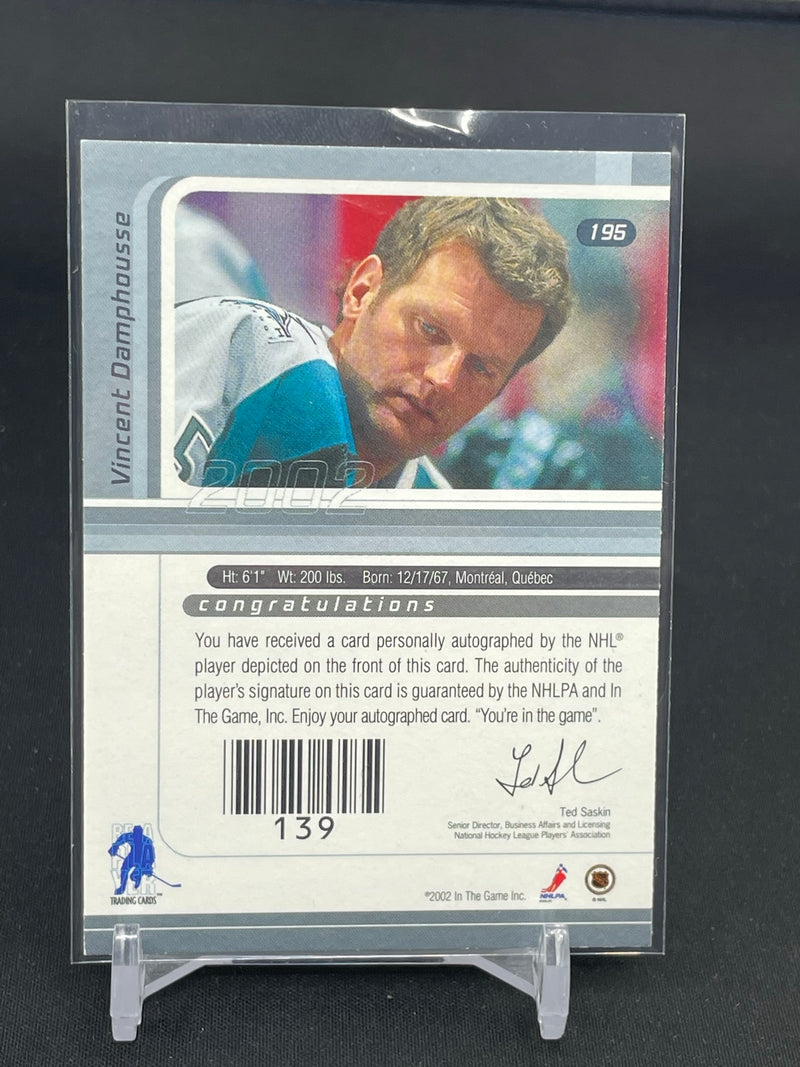 2002 IN THE GAME SIGNATURE SERIES - V. DAMPHOUSSE -