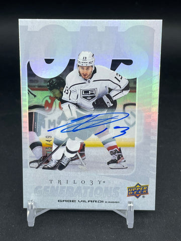 2023 UPPER DECK TRILOGY - GENERATIONS AUTO - G. VILARDI - #TG-16C - #'D/49 - AUTOGRAPH