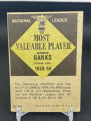 1961 TOPPS - MOST VALUABLE PLAYER 1958-59 - E. BANKS -