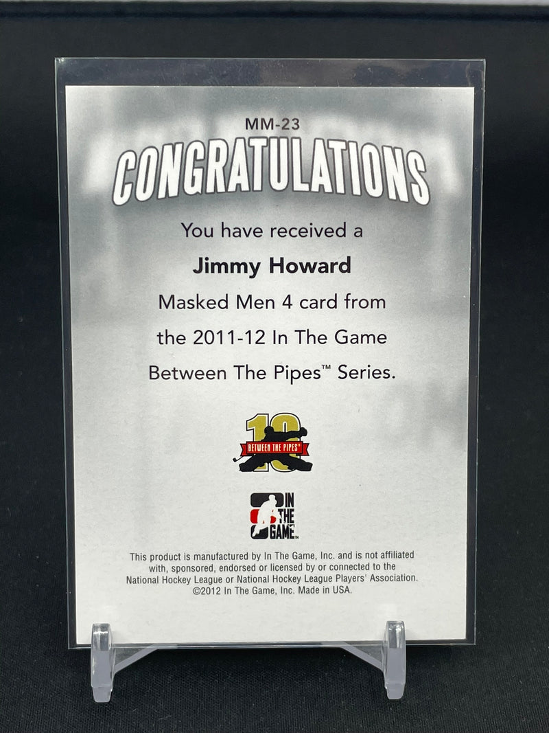 2011 IN THE GAME BETWEEN THE PIPES - MASKED MEN 4 - GOLD - J. HOWARD -