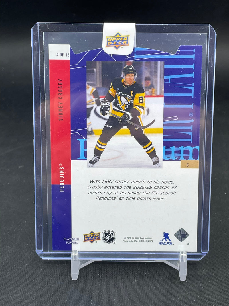 2025 UPPER DECK CDD - PLATINUM POWER - S. CROSBY -