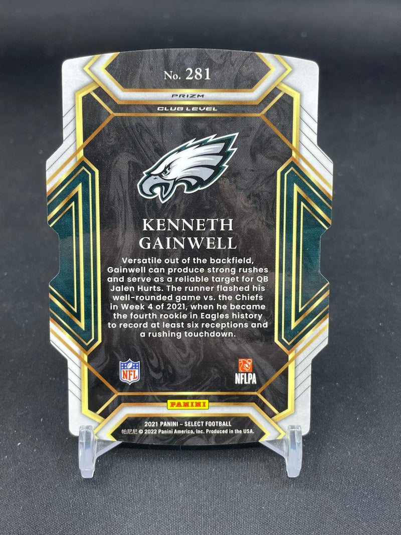 2021 PANINI SELECT - SILVER PRIZM - DIE-CUT - K. GAINWELL -