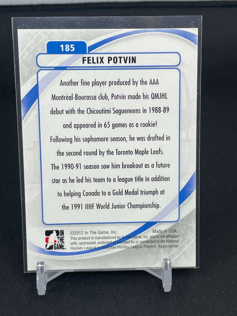2011 IN THE GAME BETWEEN THE PIPES - LA BELLE PROVINCE - F. POTVIN -