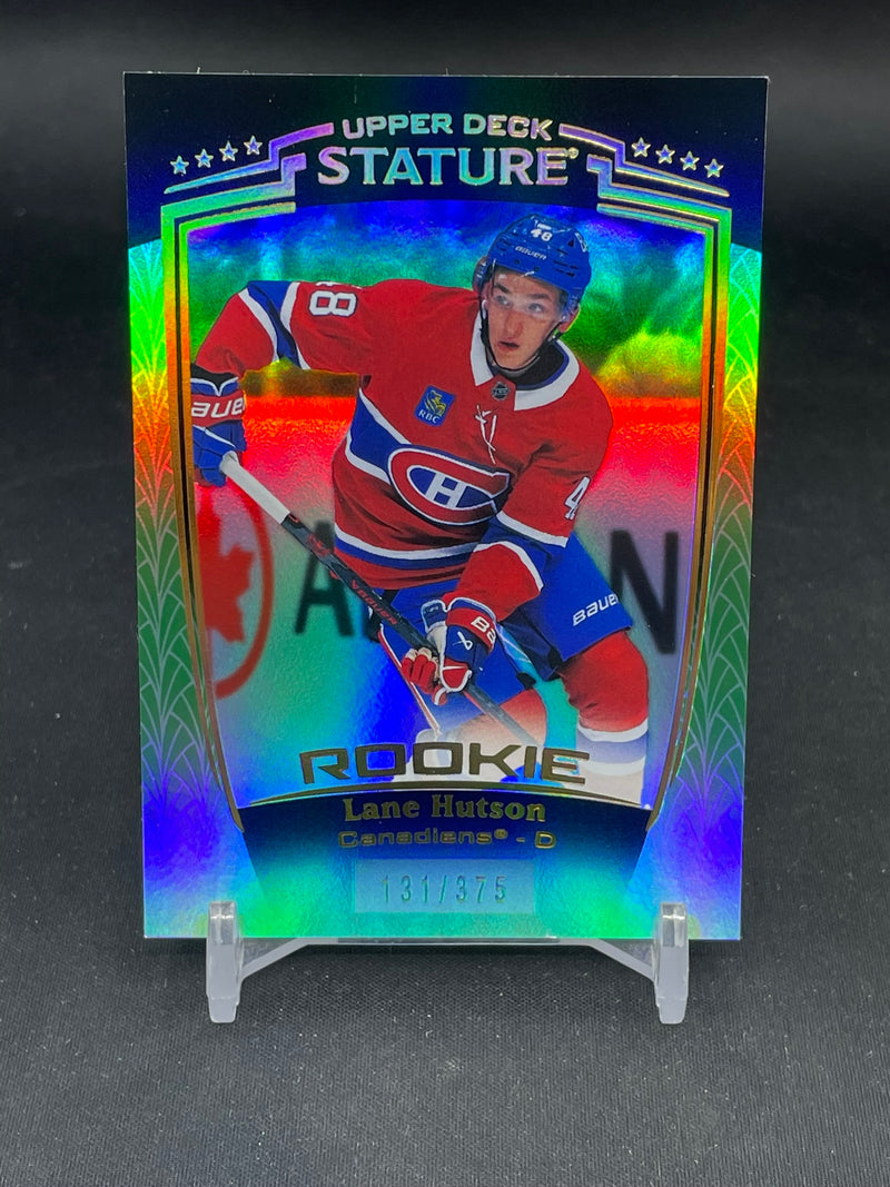 2024 UPPER DECK STATURE - GREEN - ROOKIE - L. HUTSON - #50 - #'D/375 - RC