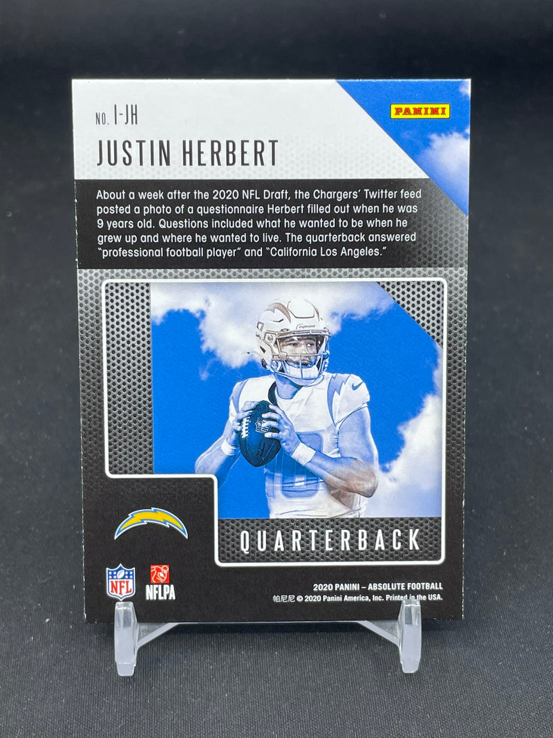2020 PANINI ABSOLUTE - INTRODUCTIONS - J. HERBERT -