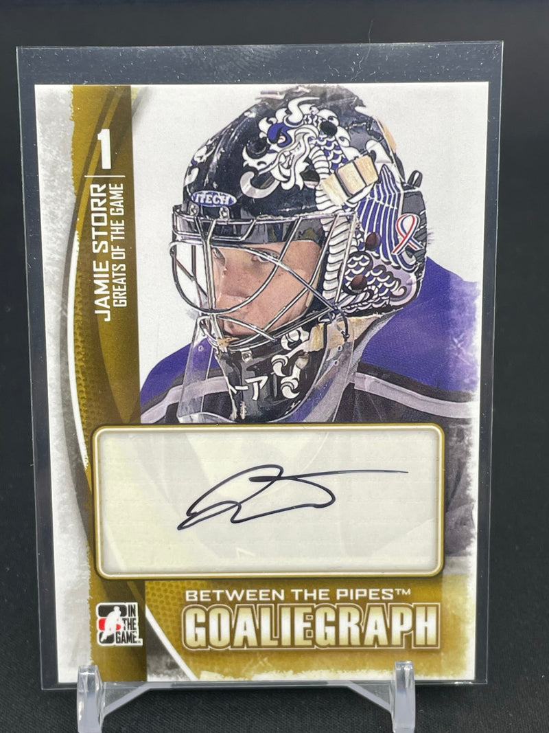 2013 IN THE GAME BETWEEN THE PIPES - GOALIEGRAPH - J. STORR -