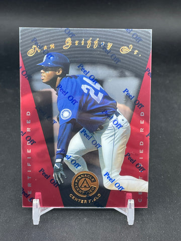 1997 PINNACLE CERTIFIED - RED WITH COATING - K. GIRFFEY JR. - #53