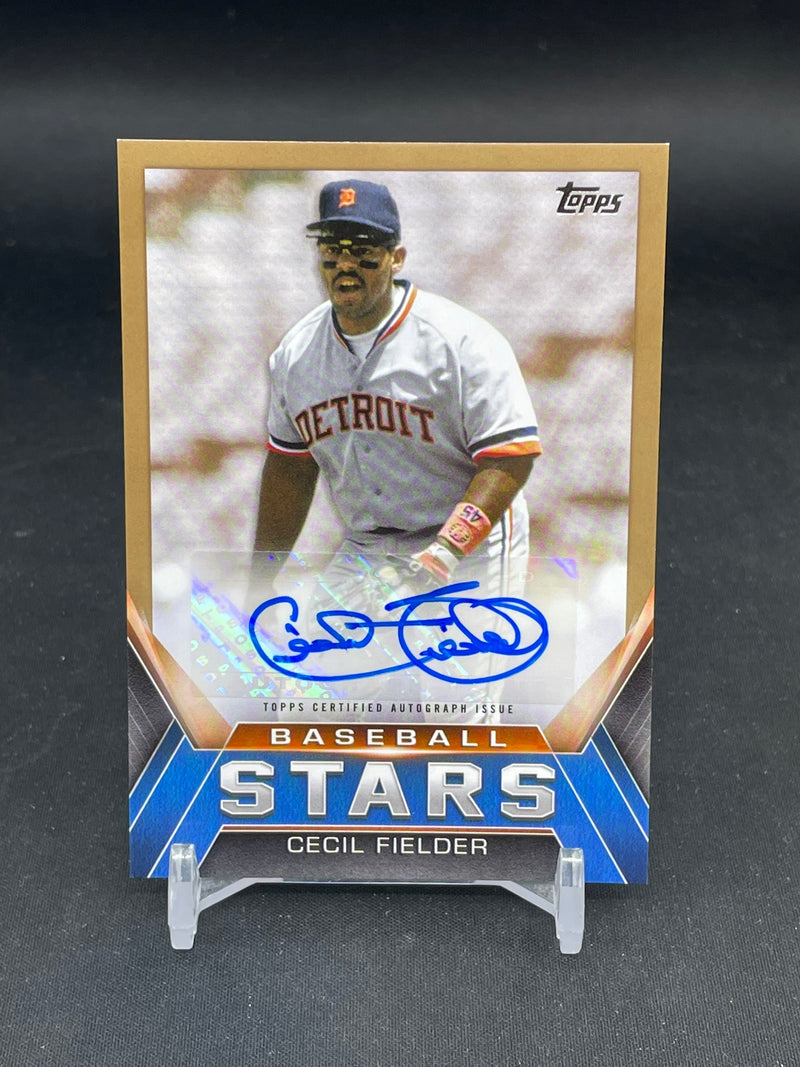 2021 TOPPS UPDATE SERIES - BASEBALL STARS - C. FIELDER - #BSA-CFI - #'D/50 - AUTOGRAPH