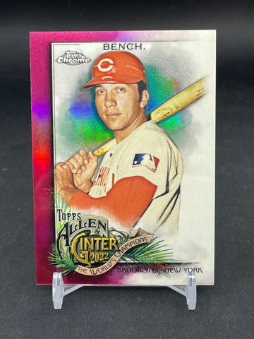 2022 TOPPS ALLEN & GINTER CHROME - MAGENTA - J. BENCH - #38 - #'D/199
