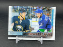 2019 UPPER DECK SERIES ONE - CLEAR CUT - YOUNG GUNS CHECKLIST - R. DAHLIN / E. PETTERSSON -