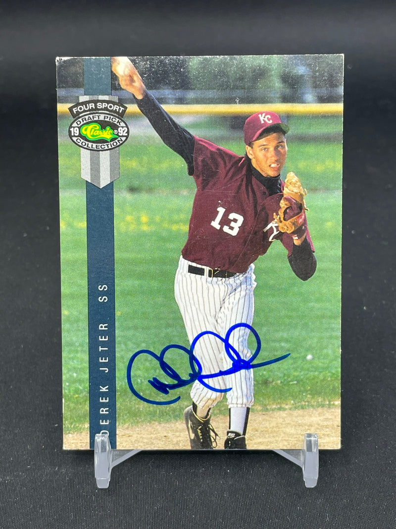 1992 CLASSIC GAMES - FOUR SPORT DRAFT PICK - D. JETER -