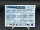 2019 UPPER DECK SERIES ONE - CLEAR CUT - YOUNG GUNS CHECKLIST - R. DAHLIN / E. PETTERSSON -