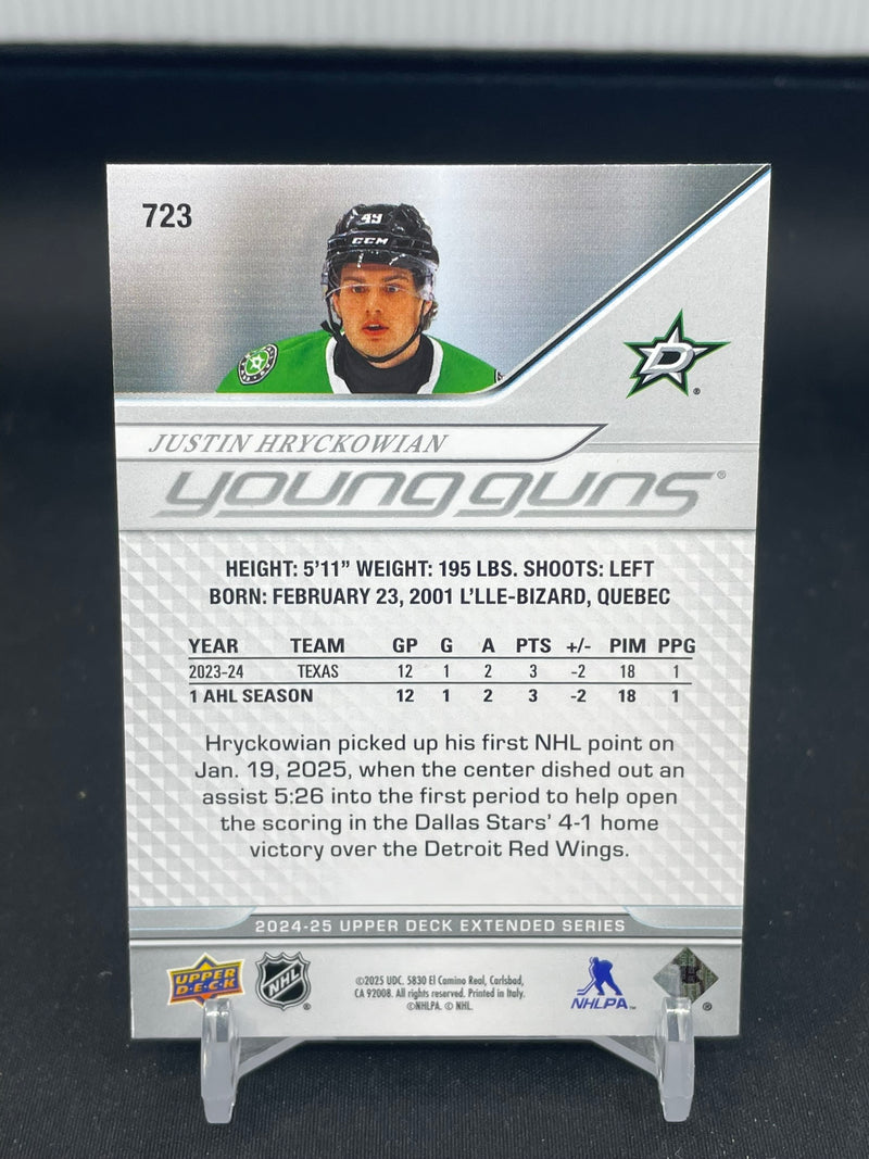 2024 UPPER DECK EXTENDED SERIES - YOUNG GUNS - J. HRYCKOWIAN -