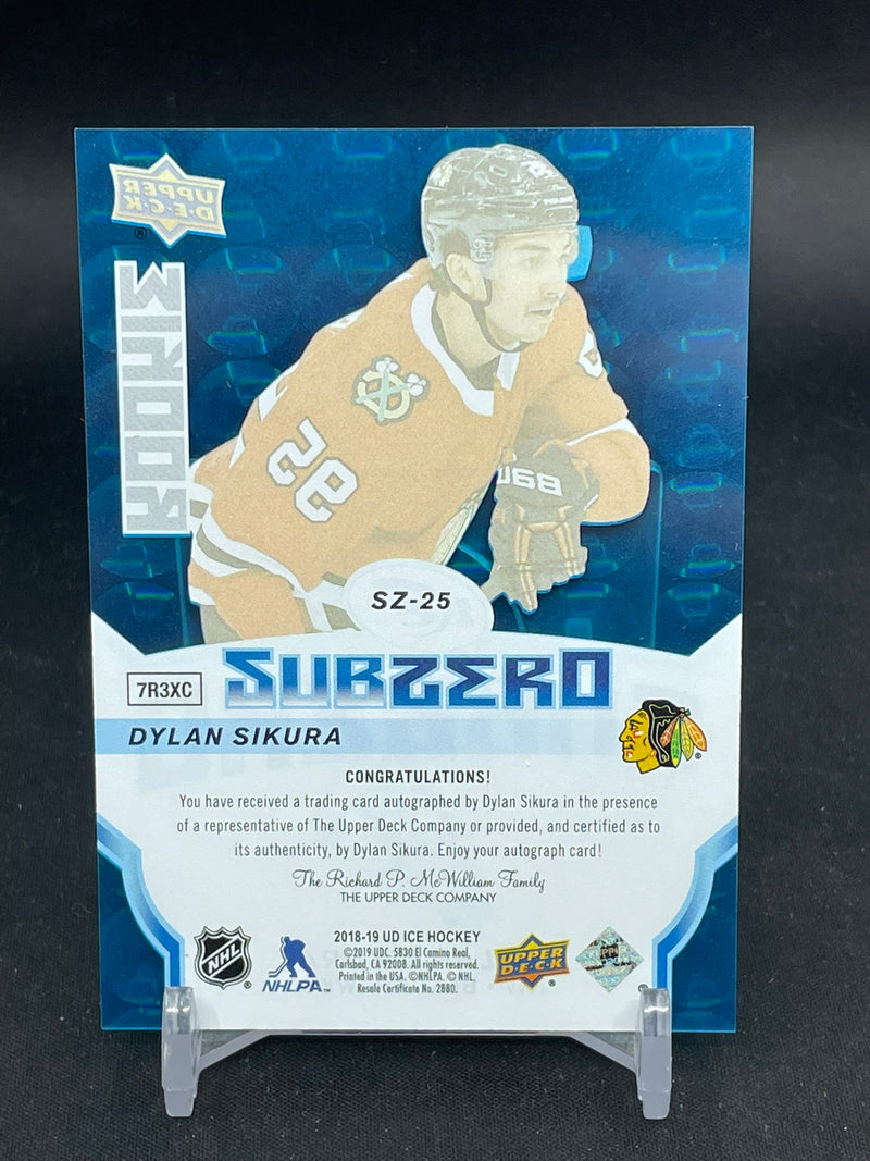2018 UPPER DECK ICE - SUBZERO ROOKIES - D. SIKURA -