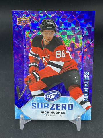 2019 UPPER DECK ICE - SUBZERO ROOKIES - J. HUGHES - #SZ-47 - #'D/999 - RC