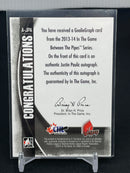 2013 IN THE GAME BETWEEN THE PIPES - GOALIEGRAPH - J. PAULIC -