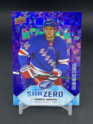 2019 UPPER DECK ICE - SUBZERO ROOKIES - K. KAKKO - #SZ-42 - #'D/999 - RC