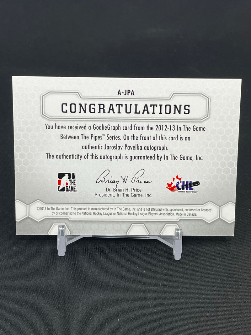 2012 IN THE GAME BETWEEN THE PIPES - CHL PROSPECTS - J. PAVELKA -