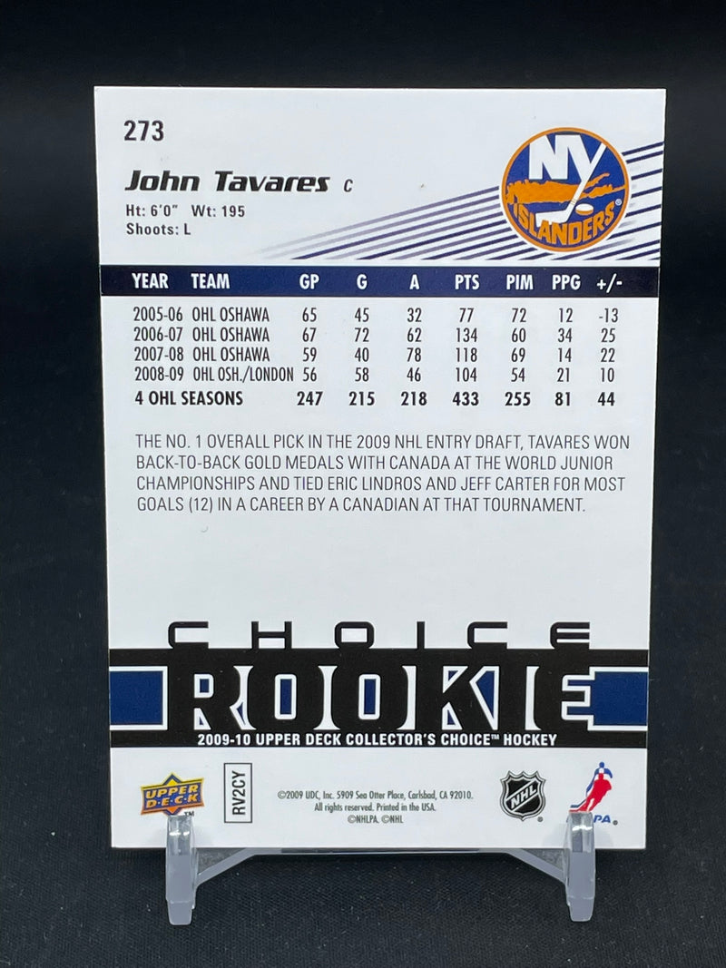 2009 UPPER DECK COLLECTOR'S CHOICE - CHOICE ROOKIE - J. TAVARES -