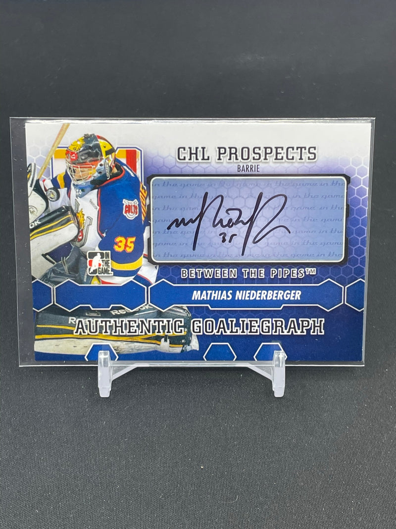 2012 IN THE GAME BETWEEN THE PIPES - CHL PROSPECTS - M. NIEDERBERGER -
