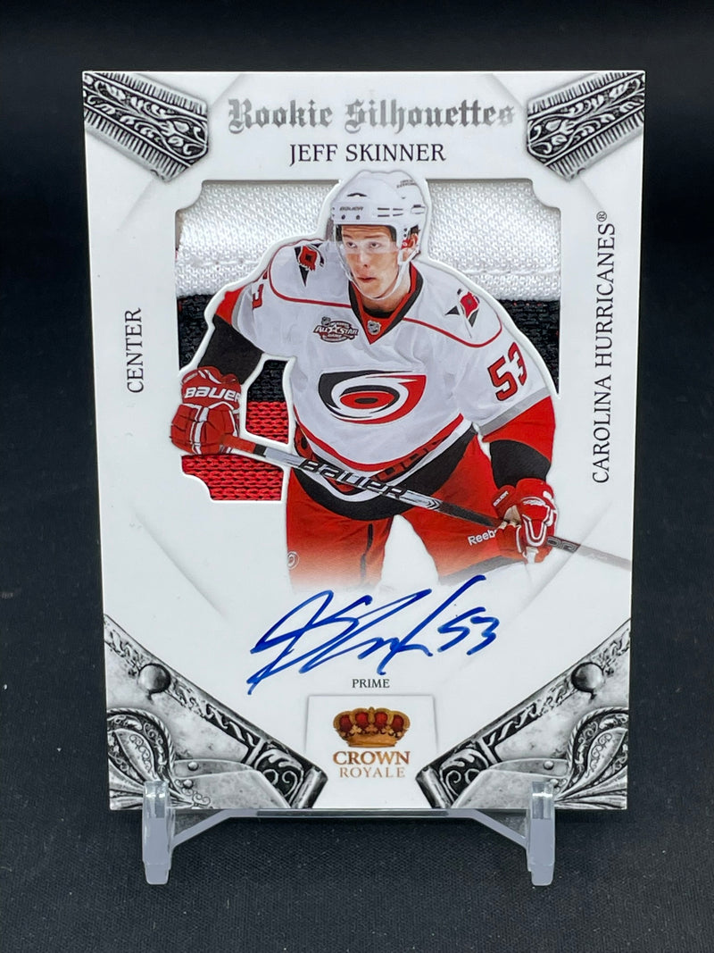 2010 PANINI CROWN ROYALE - ROOKIE SILHOUETTE - J. SKINNER - #118 - #'D/99 - RELIC - AUTOGRAPH - RC