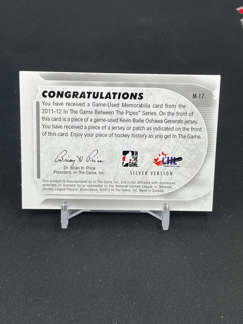 2011 IN THE GAME BETWEEN THE PIPES - SILVER VERSION - K. BAILIE -