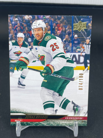 2024 UPPER DECK EXTENDED SERIES - UD EXCLUSIVES - J. BRODIN - #569 - #'D/100