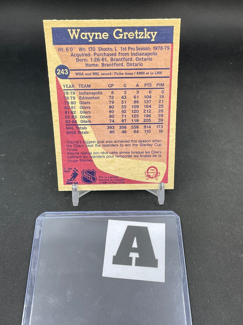 1984 O-PEE-CHEE - W. GRETZKY -