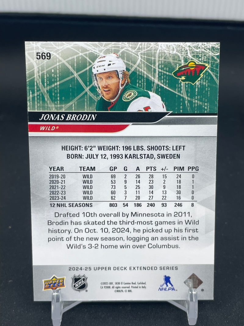 2024 UPPER DECK EXTENDED SERIES - UD EXCLUSIVES - J. BRODIN - #569 - #'D/100