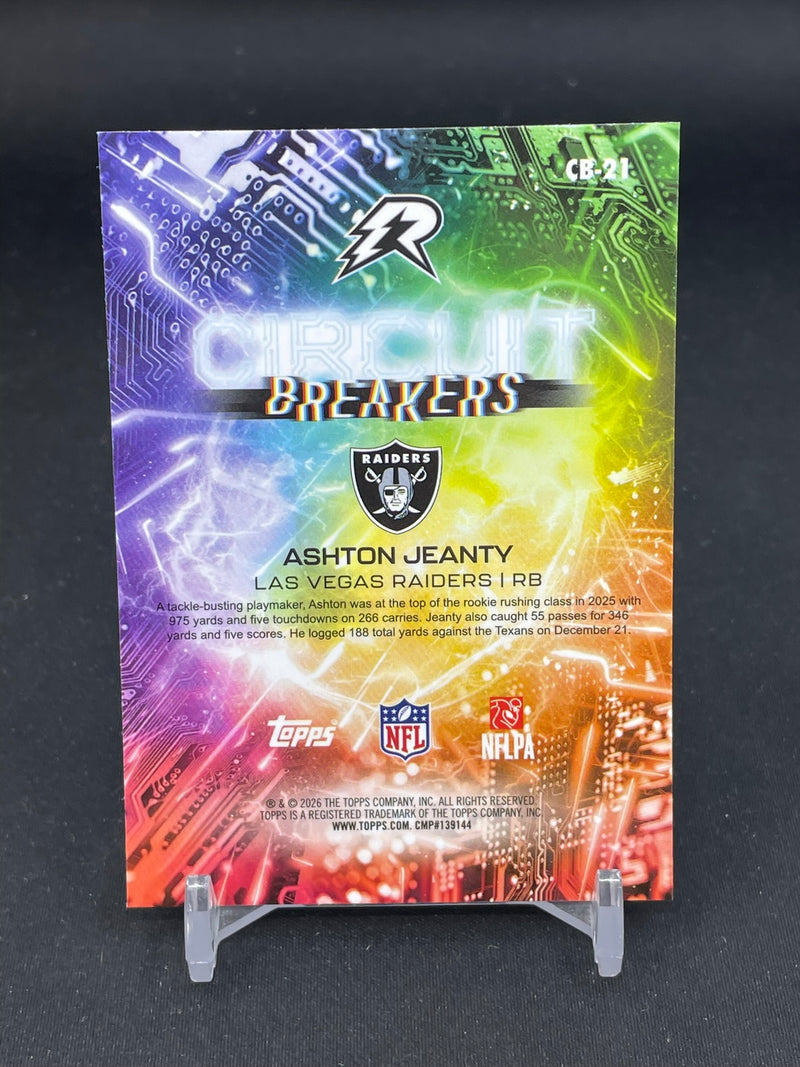 2026 TOPPS RESURGENCE - CIRCUIT BREAKERS - A. JEANTY -