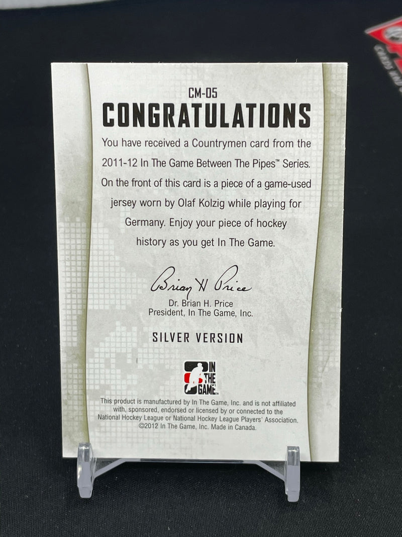 2011 IN THE GAME BETWEEN THE PIPES - SILVER VERSION - COUNTRYMEN - O. KOLZIG -