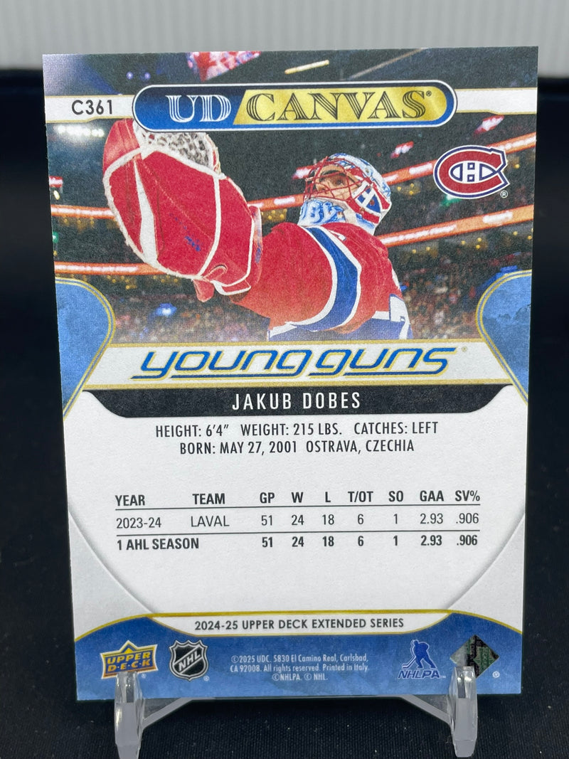 2024 UPPER DECK EXTENDED SERIES - UD CANVAS - YOUNG GUNS - J. DOBES -