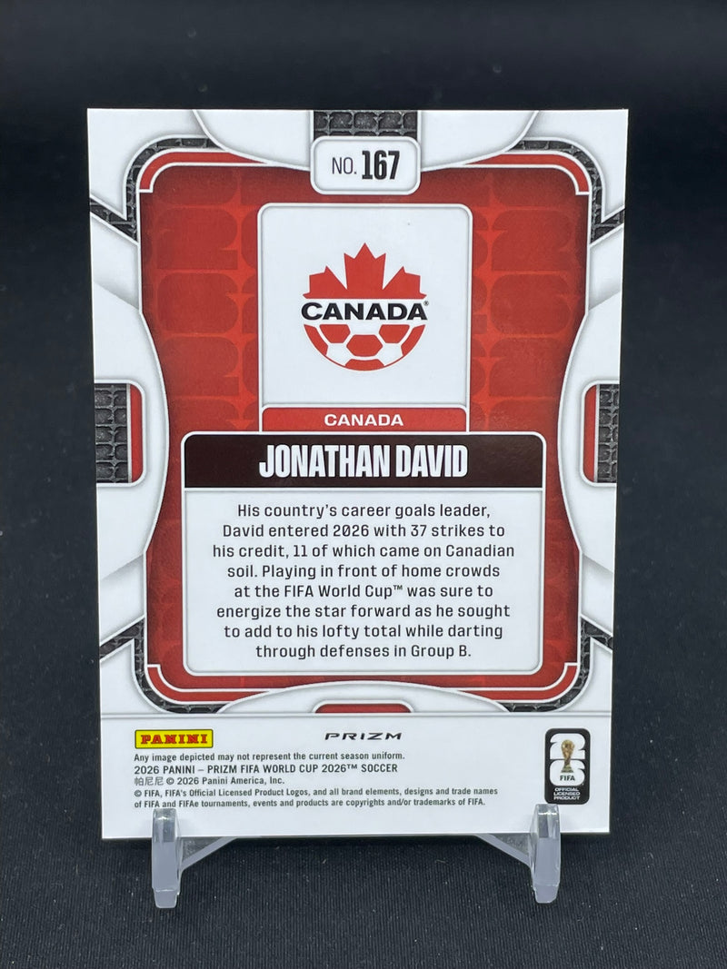 2025 PANINI PRIZM WORLD CUP - SILVER DISCO PRIZM - J. DAVID -