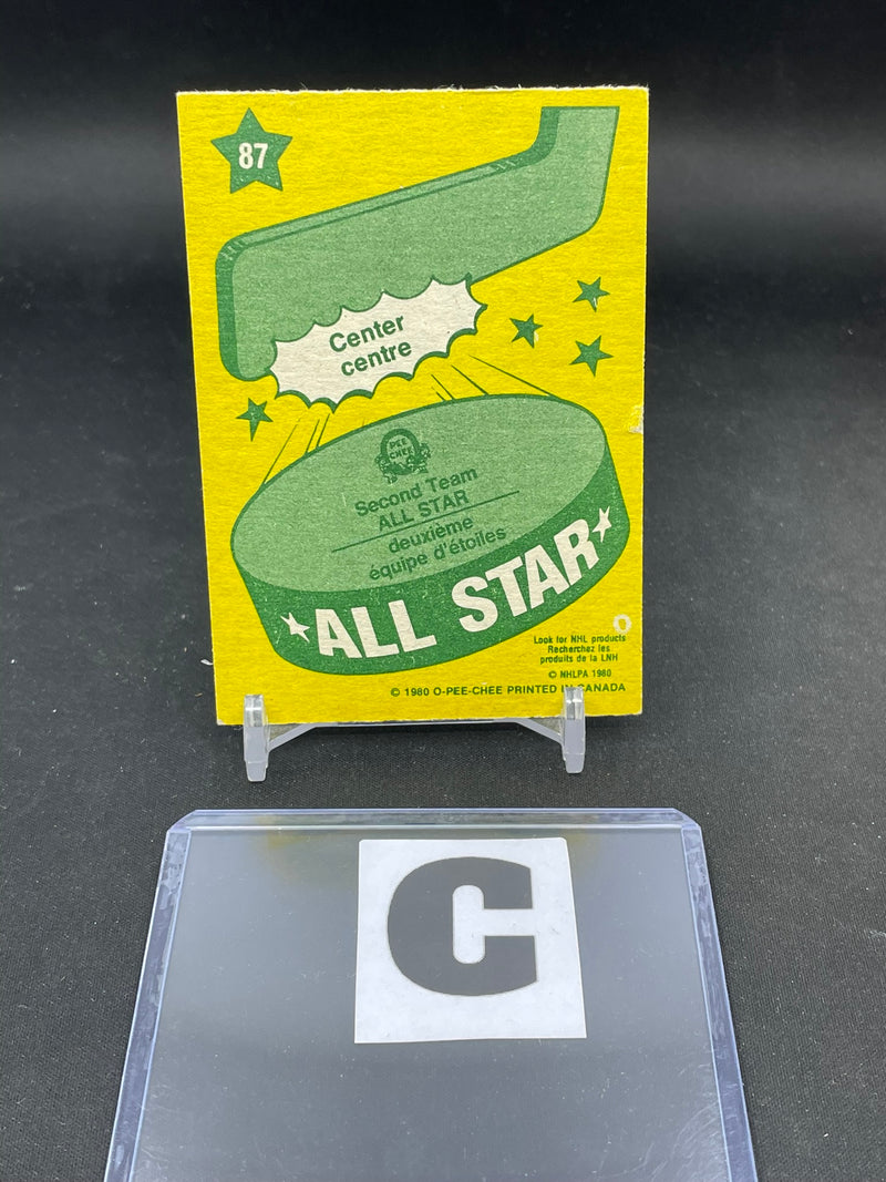 1980 O-PEE-CHEE - 2ND TEAM ALL-STAR - W. GRETZKY -