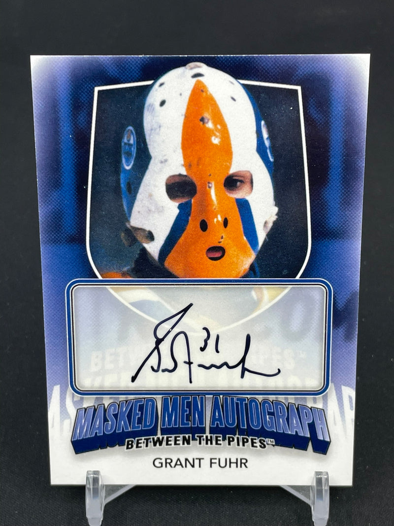 2011 IN THE GAME BETWEEN THE PIPES - MASKED MEN AUTOGRAPH - G. FUHR -