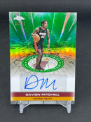 2025 TOPPS CHROME - GREEN REFRACTOR - D. MITCHELL - #TAU-DM - #'D/99 - AUTOGRAPH